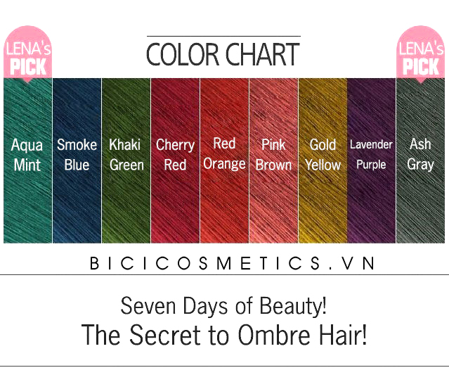 Thuốc nhuộm tóc Missha 7 Days Coloring Hair Treatment.- 9 màu cá tính