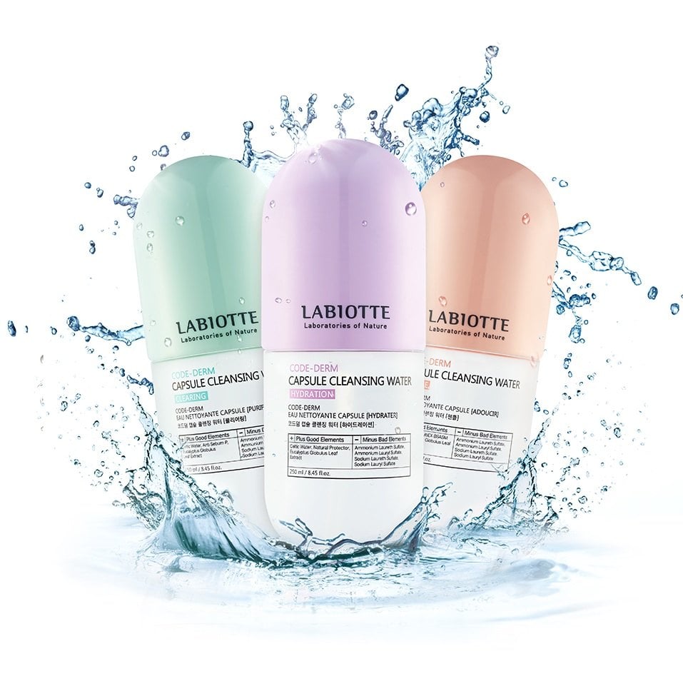 Nước tẩy trang Labiotte Code Derm Capsule Cleansing Water Mini với dung tích 120 ml