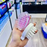  Lược gội đầu silicon massage hình Oval (màu ngẫu nhiên) 