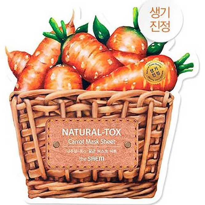 Mặt nạ Natural-Tox Kohrabi The Saem-Vitalizing & Soothing