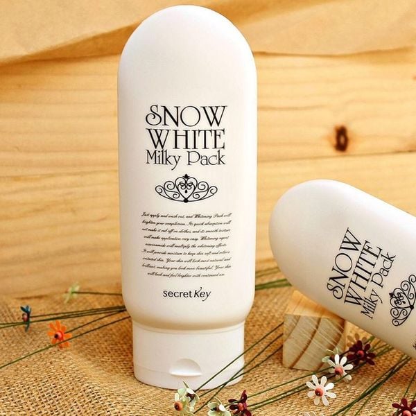  Kem tắm trắng da SECRET KEY Snow White Milky Pack 