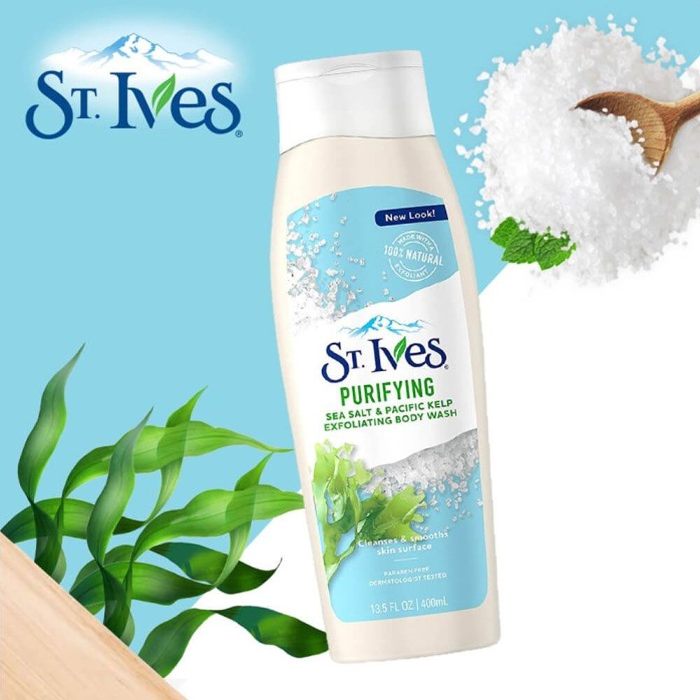  Sữa Tắm St.Ives Body Wash 709ml - Tặng kèm túi du lịch 