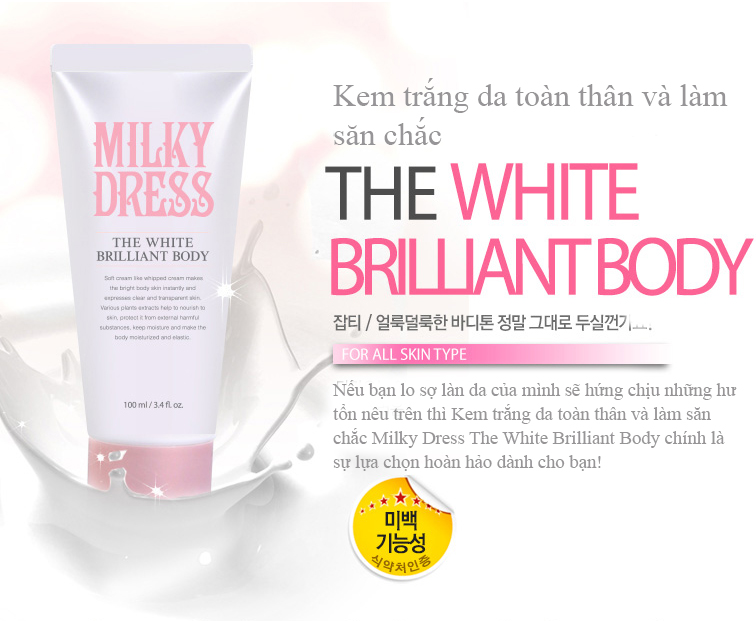 Milky Dress The White Brilliant5 - bici cosmetics