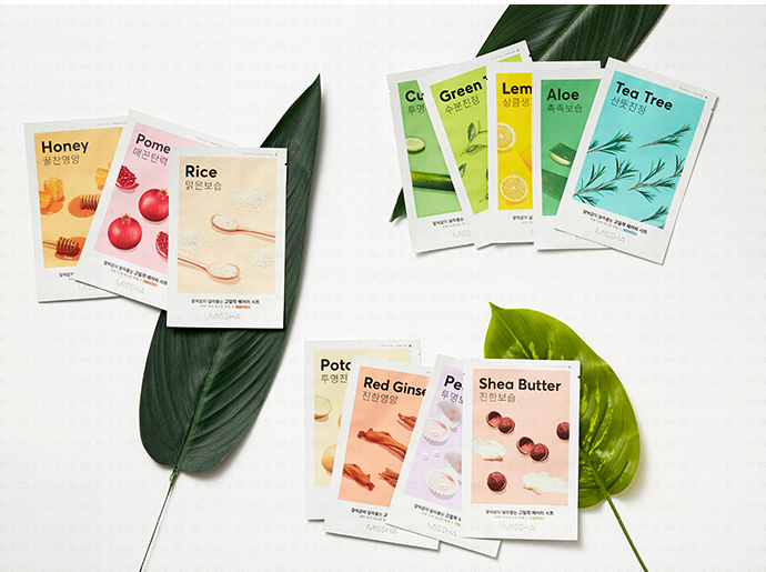 Missha Airy Fit Sheet Mask là dòng mặt nạ hàng ngày mới được ra mắt cách đây không lâu của hãng Missha- Bici Cosmetics