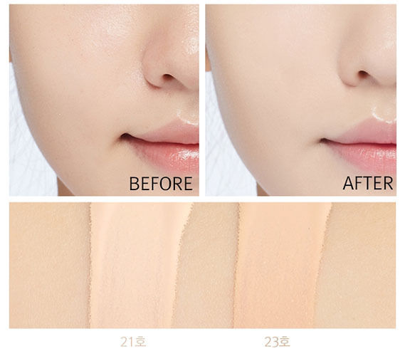 2 tông màu của Missha M Magic Cushion 1