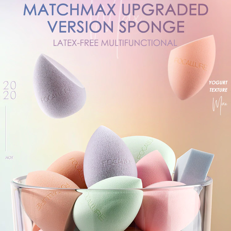  Mút Tán Nền Hình Giọt Nước FOCALLURE Match Max Water-Drop Makeup Sponge Nội Địa Trung | FA136 