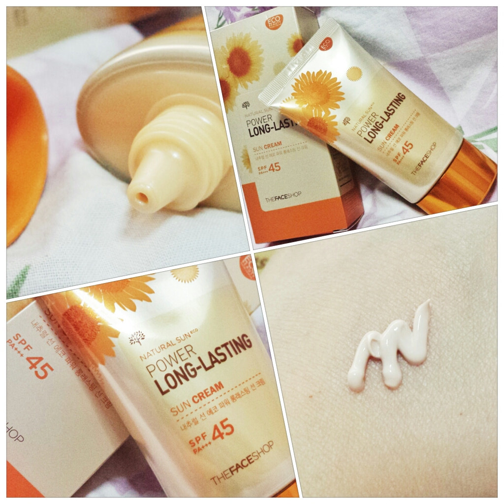 Kem Chống Nắng The Face Shop Natural Sun Eco Power Long Lasting Sun Cream-bicicosmetics.vn