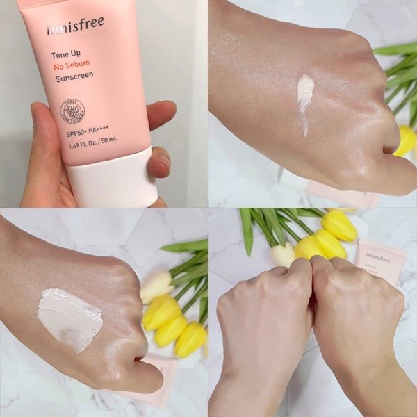  Kem Chống Nắng Innisfree Tone Up No Sebum Sunscreen SPF50+ PA+++ (50ml) 