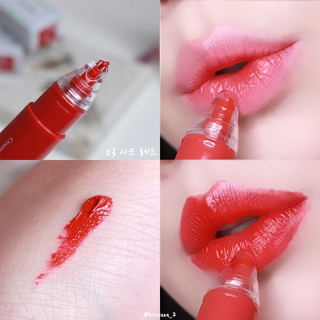 Mamonde Creamy Tint Squeeze Lip #3 Đỏ Thuần 2 #03 - Chic Red (Đỏ thuần) 1