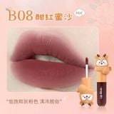  Son Kem Lâu Trôi Nắp Nai Nâu MANSLY Fog Lip Gloss Nội Địa Trung 