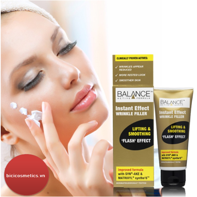 tác dụng Kem Chống Lão Hoá Balance Active Formula Instant Effect Wrinkle Filler