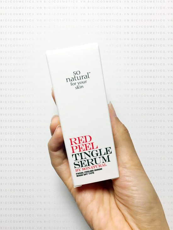 Tinh chất Red Peel Tingle Serum giúp cho việc Peel da từ phức tạp trở nên đơn giản