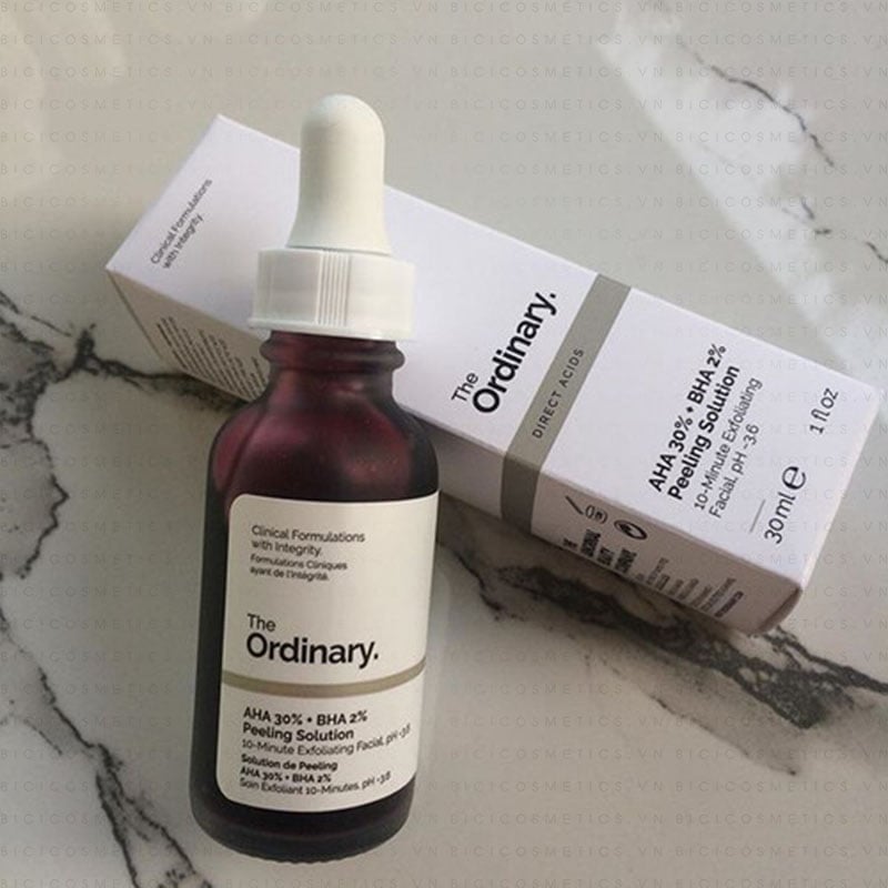 The Ordinary AHA 30% + BHA 2% Peeling Solution - Bici Cosmetics