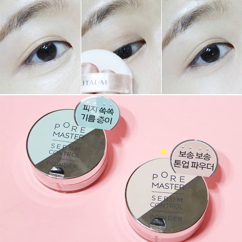 Phấn bột kiềm dầu Pore Master Sebum Control Powder Aritaum