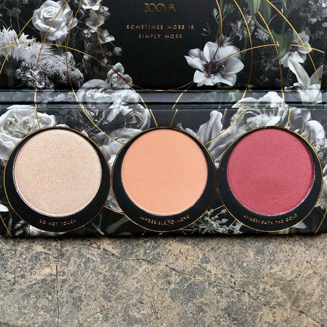 thiết kế Phấn Má Hồng Zoeva Opulence Blush Palette