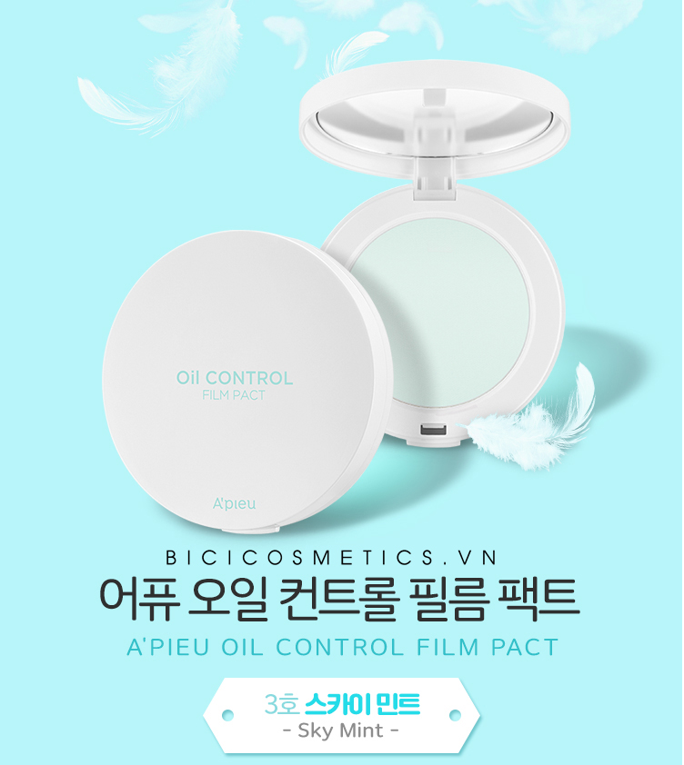 Phấn Phủ A'PIEU - Oil Control Film Pact2 - Bici Cosmetics