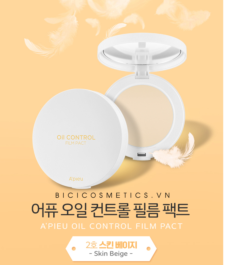 Phấn Phủ A'PIEU - Oil Control Film Pact9 - Bici Cosmetics