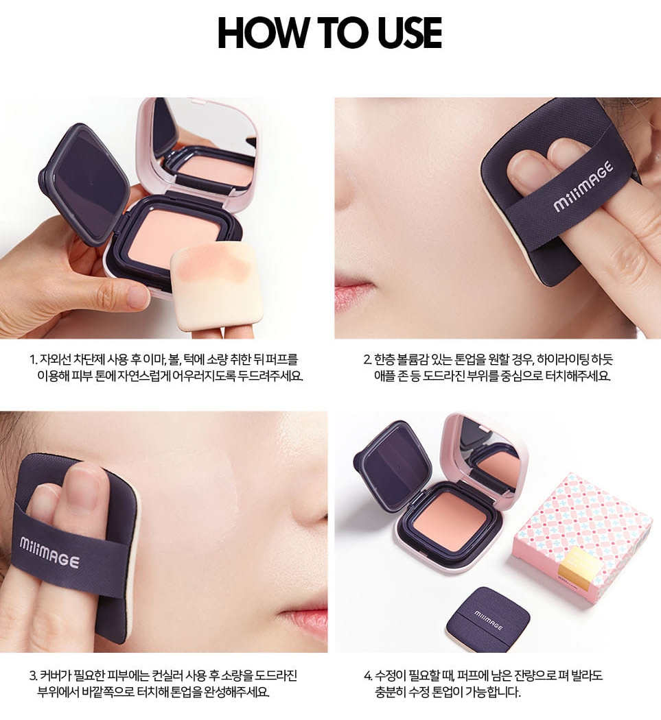 Sử dụng Phấn Tươi Milimage Doll Skin Pink Balm cực đơn giản- Bici Cosmetics