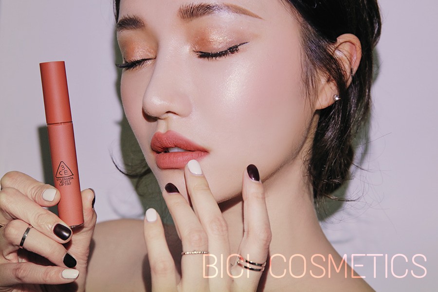 Son 3CE Velvet Lip Tint Going Right cam hồng đất