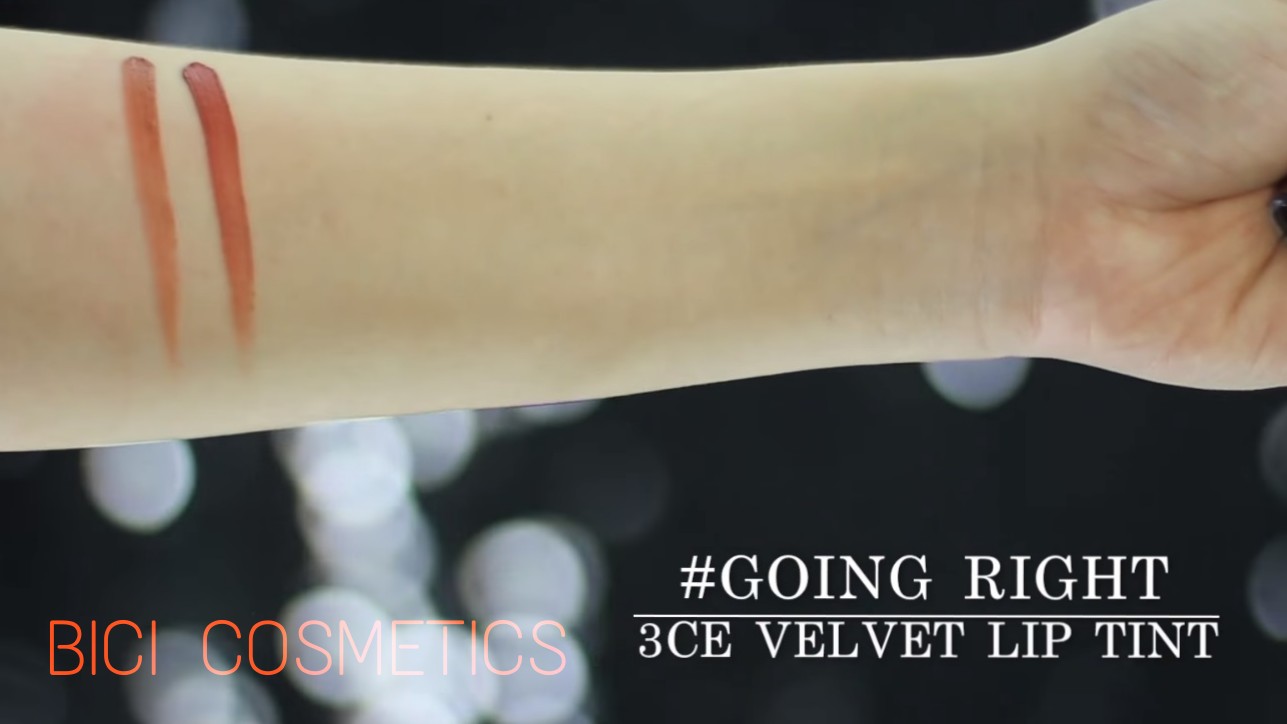 Son 3CE Velvet Lip Tint màu cam hồng đất Son 3CE Velvet Lip Tint Going Right cam hồng đất