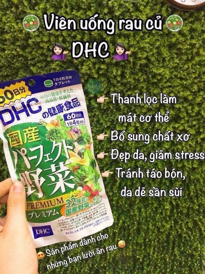  Viên Uống Rau Củ DHC Premium 60 Ngày Nhật Bản (240 viên) 