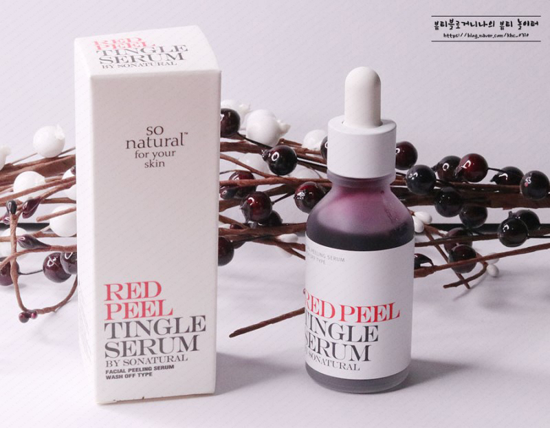 Red  Peel Tingle Serum Sonatural - Bici Cosmetics