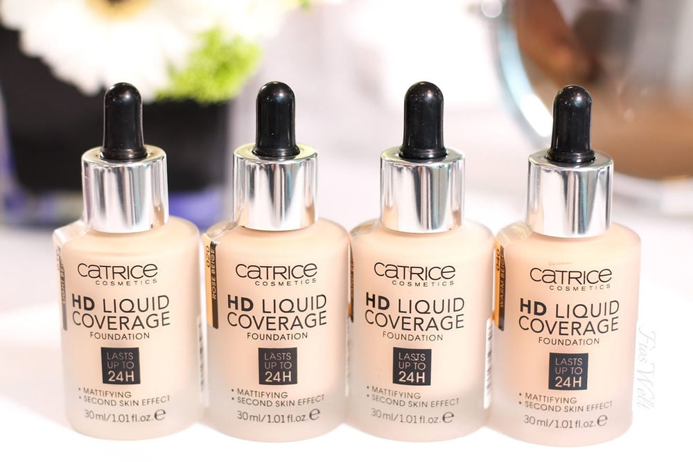 Kem Nền Catrice HD Liquid Coverage Foundation cho lớp nền hoàn hảo