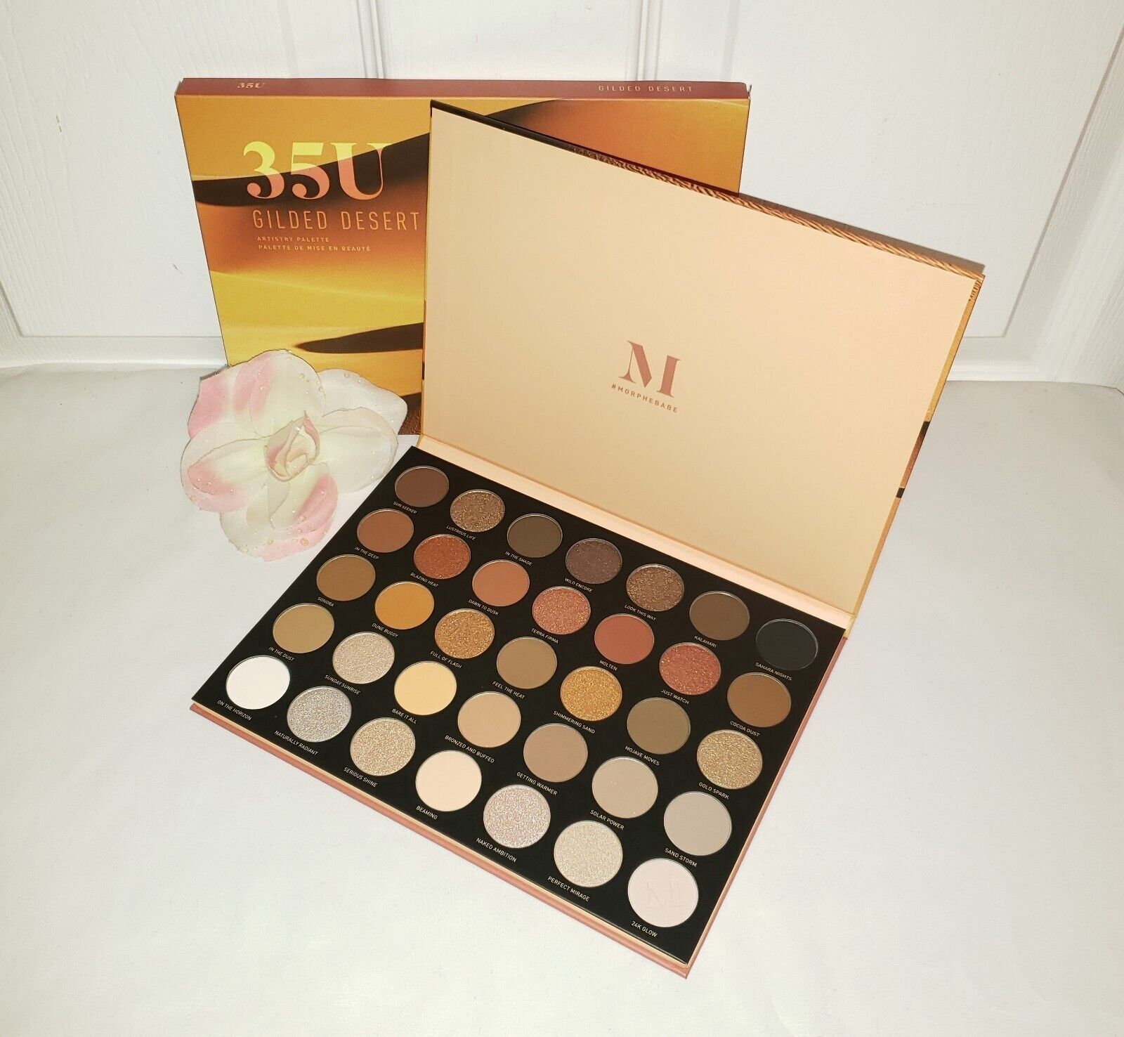  Bảng Mắt 35 Ô Trang Điểm Chuyên Nghiệp MORPHE 35U Gilded Desert 