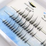  Mi Giả Cụm Chùm Tự Nối Tự Nhiên ZHUANGCAIYAN Eyelashes 