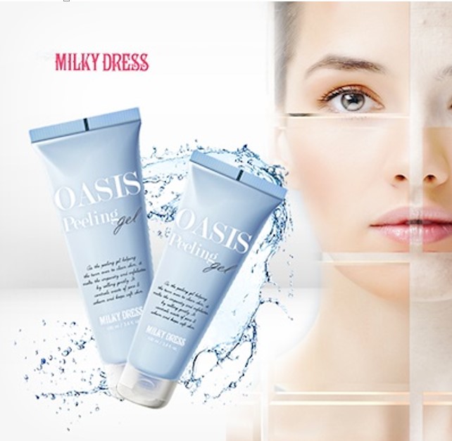 Gel tẩy tế bào chết Milky Dress Oasis Peeling Gel sẽ là một gợi ý tuyệt vời cho da mặt của bạn