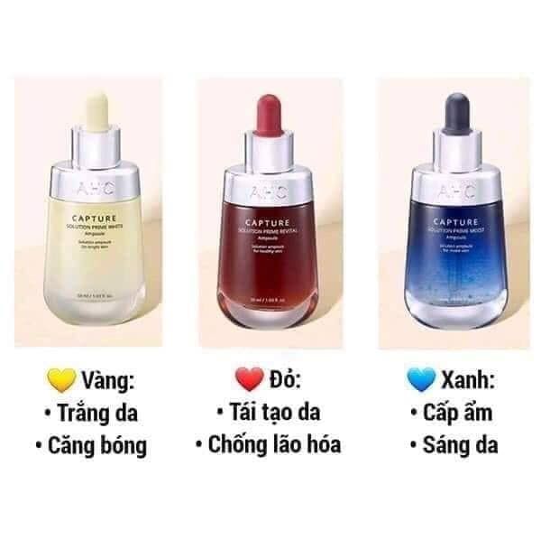  Tinh Chất Serum Dưỡng Ẩm, Trắng Da và Chống Lão Hóa AHC Capture Solution Max Ampoule 