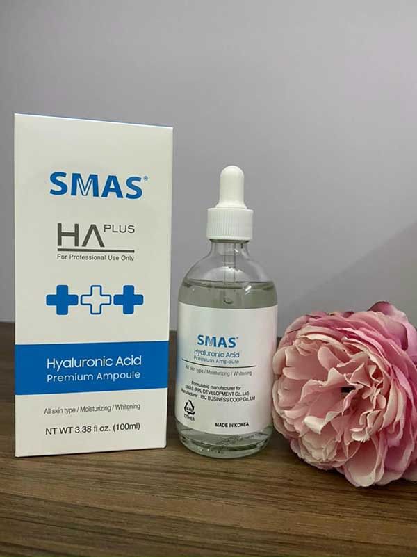  Tinh Chất Cấp Ẩm, Căng Bóng Sáng Da SMAS HA Premium Ampoule 100ml 