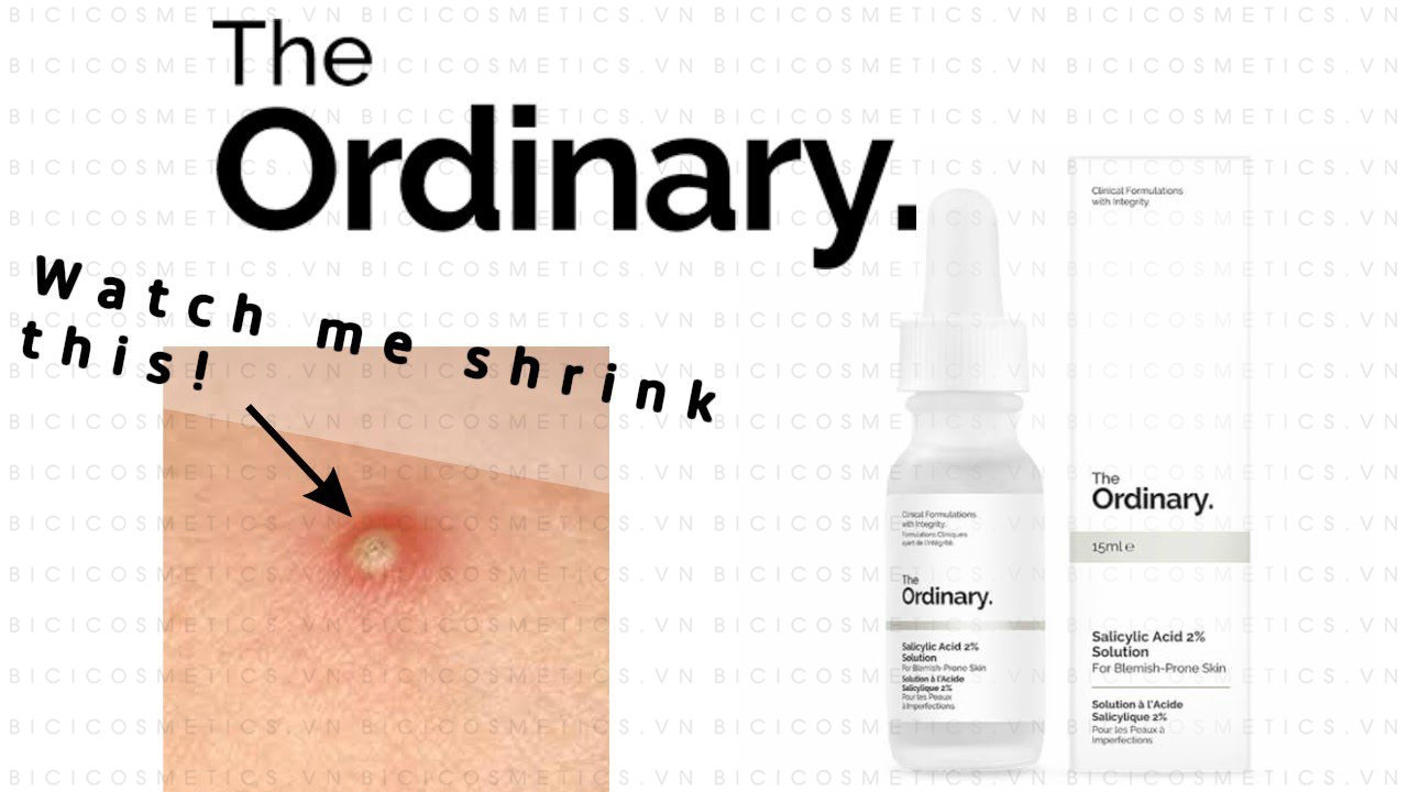 Salicylic Acid 2% thành phần trị mụn an toàn- Bici Cosmetics