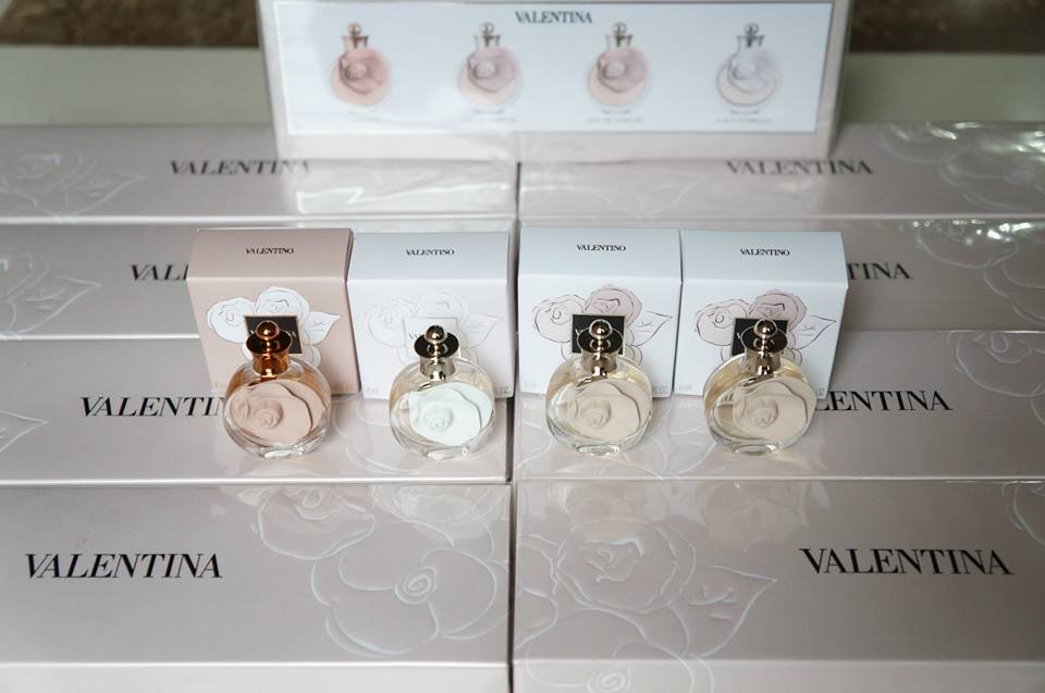 Gift set nước hoa nữ valentino valentina 4 chai