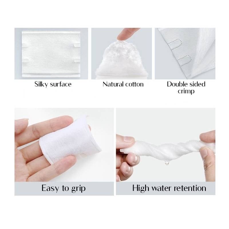  Bông Cotton Tẩy Trang Mềm Mịn FOCALLURE Soft Double Effect Cotton - 40 miếng 