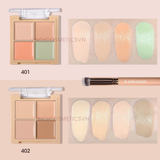  Bảng Triệt Sắc Che Khuyết Điểm 4 ô GOGO TALES Traceless Concealer - Kèm Cọ Nội Địa Trung 