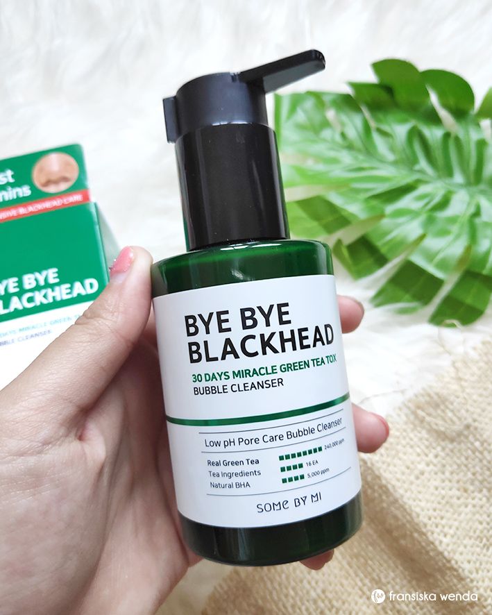  Sữa Rửa Mặt Sủi Bọt Some By Mi Bye Bye Blackhead 30 Days Miracle Green Tea Tox Bubble Cleanser 120ml 