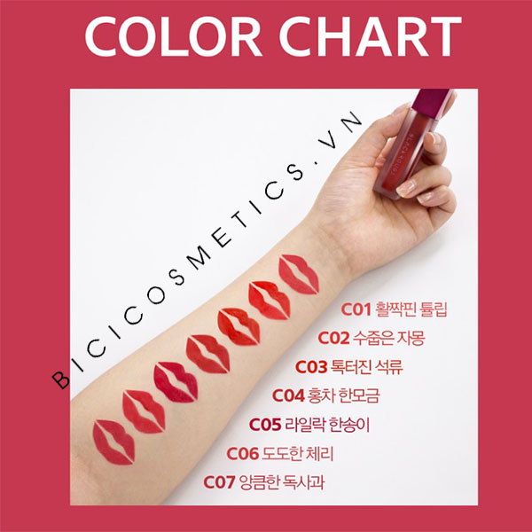 Son kem Black Rouge Air Fit Chok Chok Tint4 - Bici Cosmetics