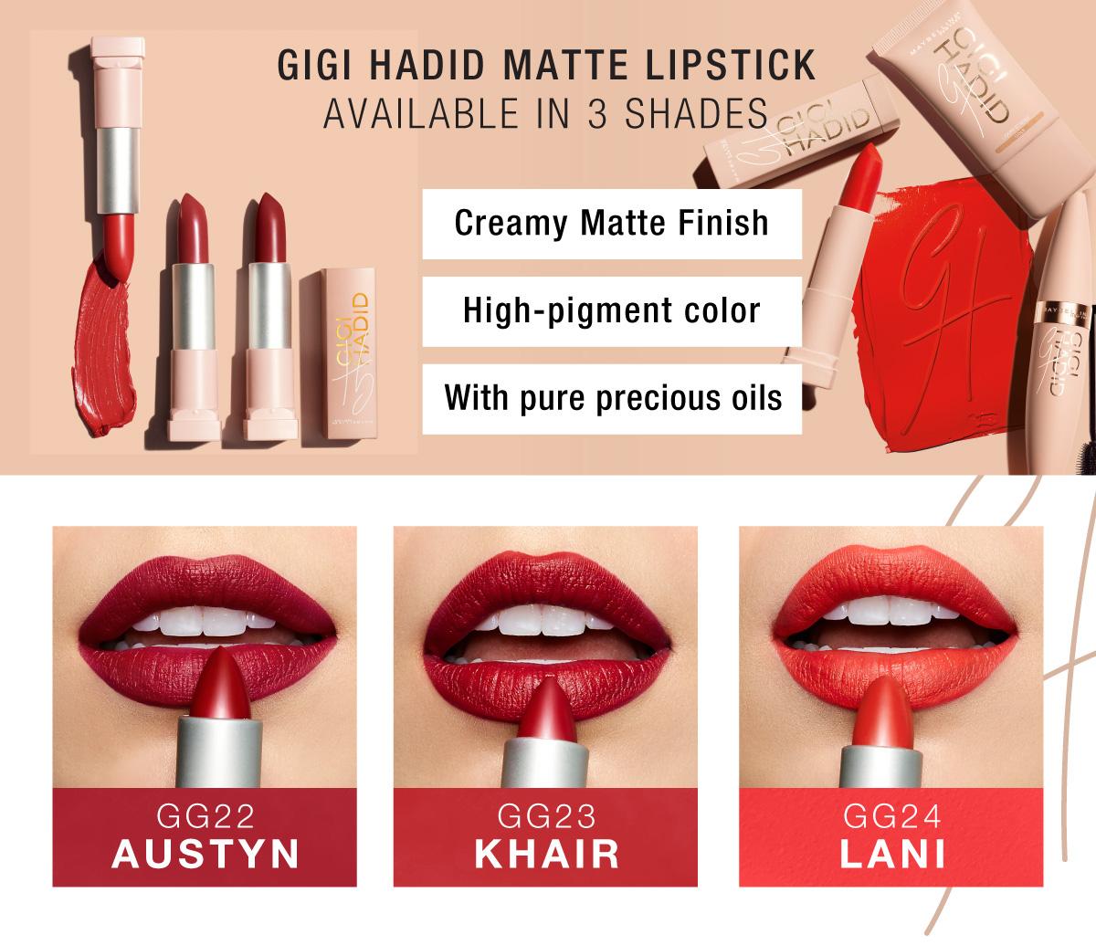 Son MAYBELLINE Gigi Hadid Matte Lipstick 7- Bici Cosmetics