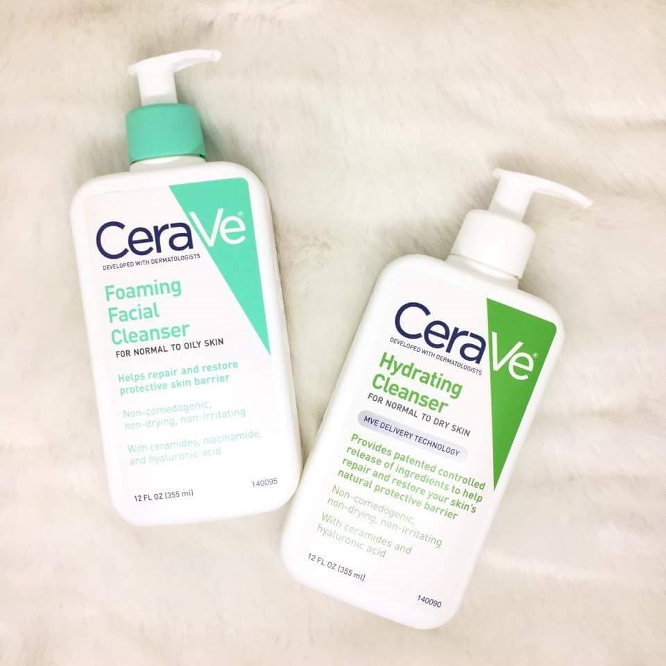 Sữa rửa mặt CeraVe Foaming Facial Cleanser