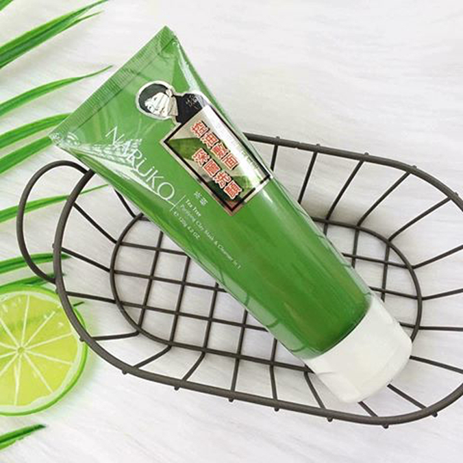 Sữa Rửa Mặt NARUKO Tea Tree Purifying Clay Mask & Cleanser In 1 chiết xuất từ lá tràm trà