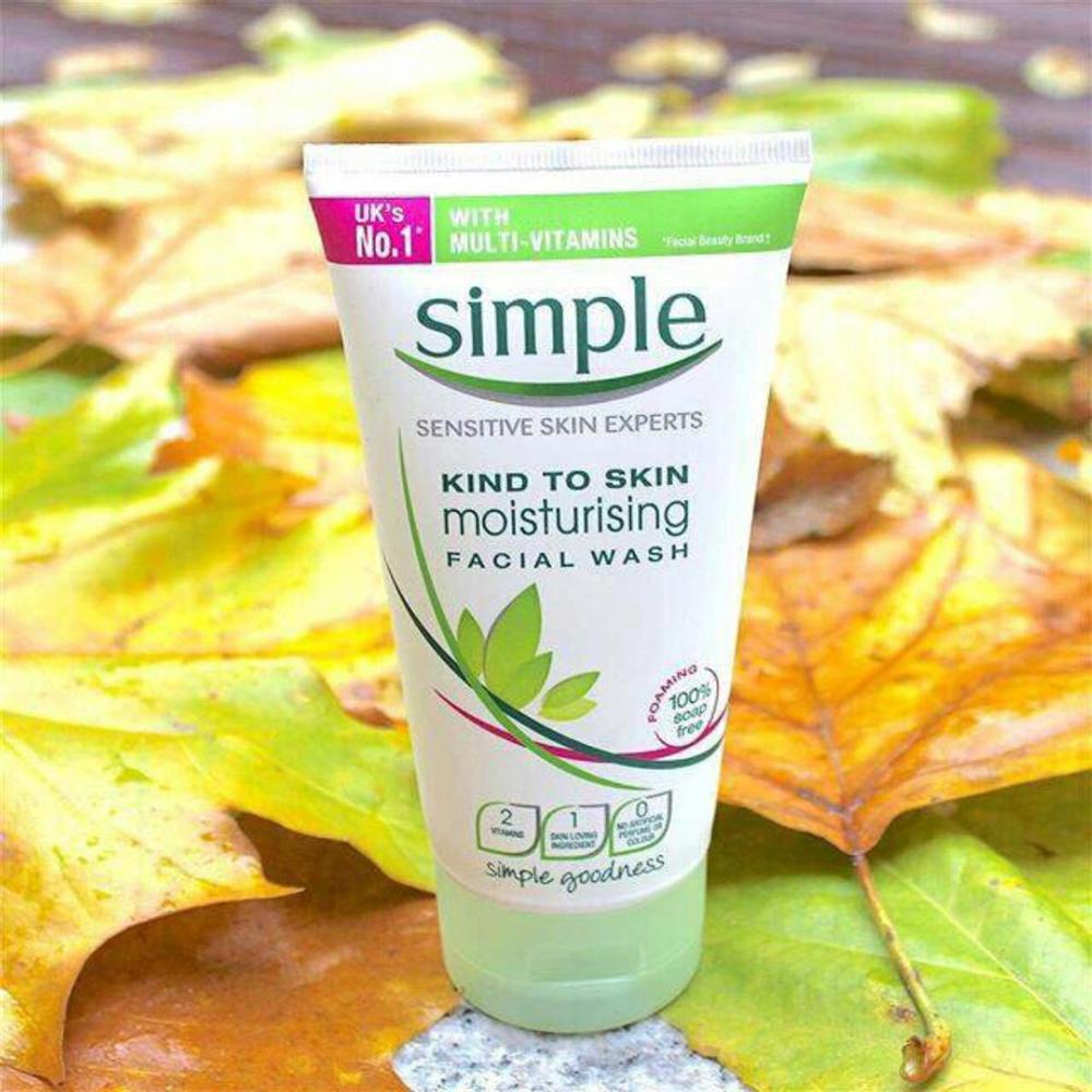 sua rua mat simple kind moisturising-facial-wash-150ml