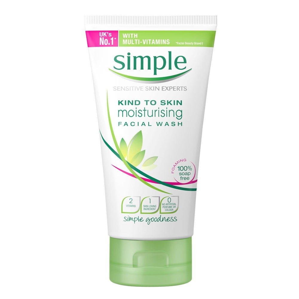 sua rua mat simple kind moisturising-facial-wash-150ml