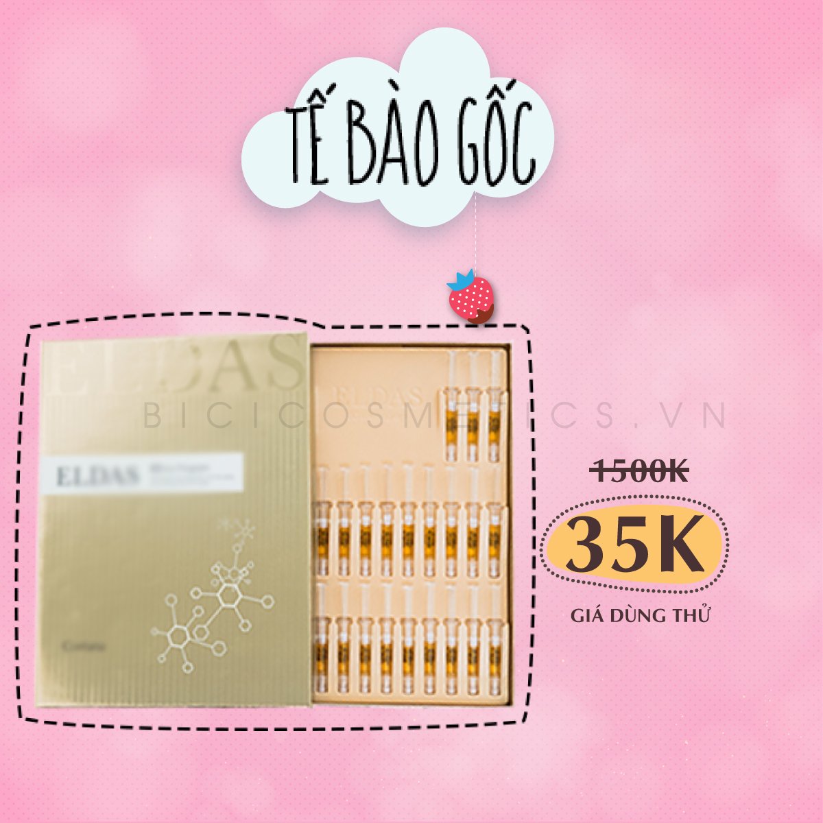 Tế bào gốc Eldas Eg Tox Program bán tại Bici Cosmetics