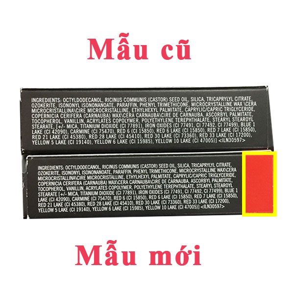 Thông tin thành phần sản phẩm không thay đổi 1