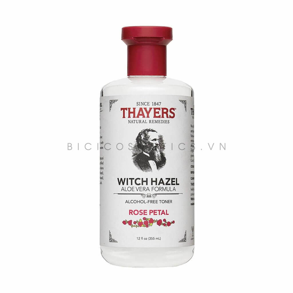 Nước Hoa Hồng Thayers Alcohol Rose Petal (Chiết xuất hoa hồng) – Free Witch Hazel Bicicosmetics.vn