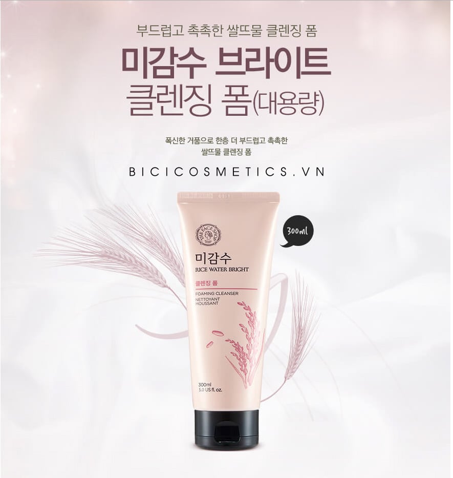 The Face Shop Rice Water Bright Cleansing Oil7 - Bici Cosmetics