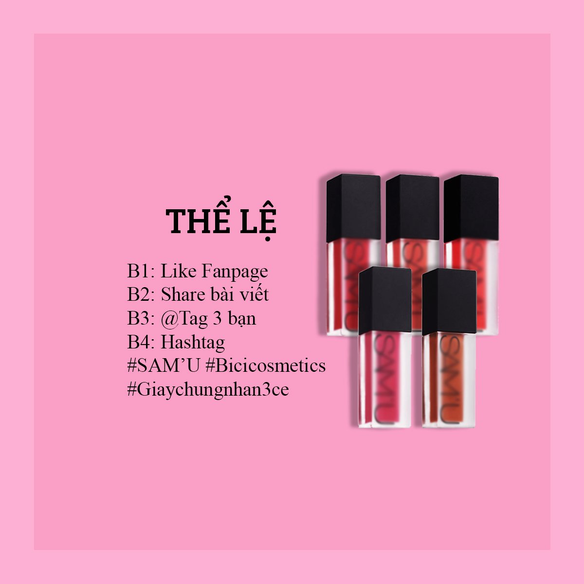 THỂ-LỆ bici cosmetics