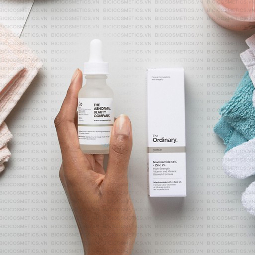 Serum dưỡng trắng, trị mụn The Ordinary Niaciamede 10% + Zinc 1%