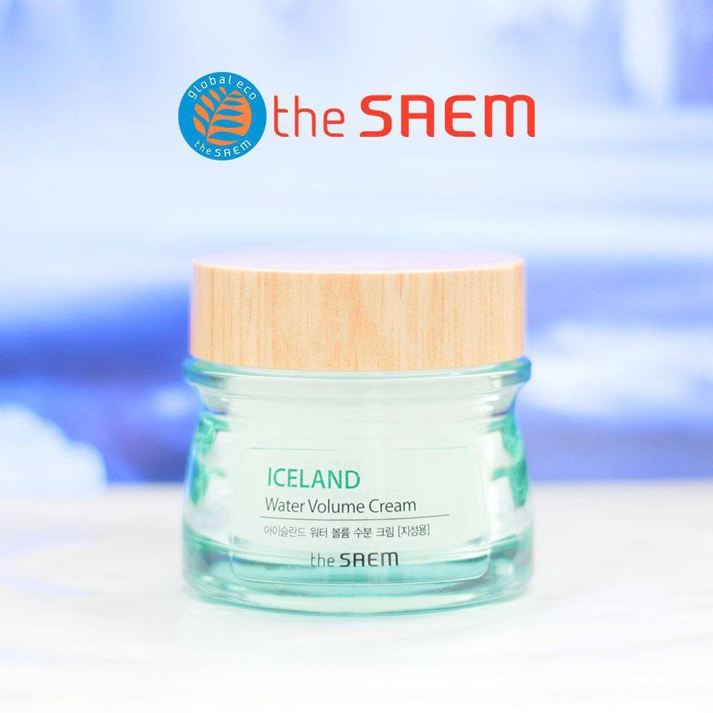 kem dưỡng ẩm The Saem Iceland Water Volume Cream-bicicosmetics.vn